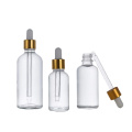 15Ml 20Ml 30Ml 1Oz Clear Transparent Round Cylinder Shape Glass Dropper Bottles For Cosmetic Serum Deodorant Perfume Body Oil